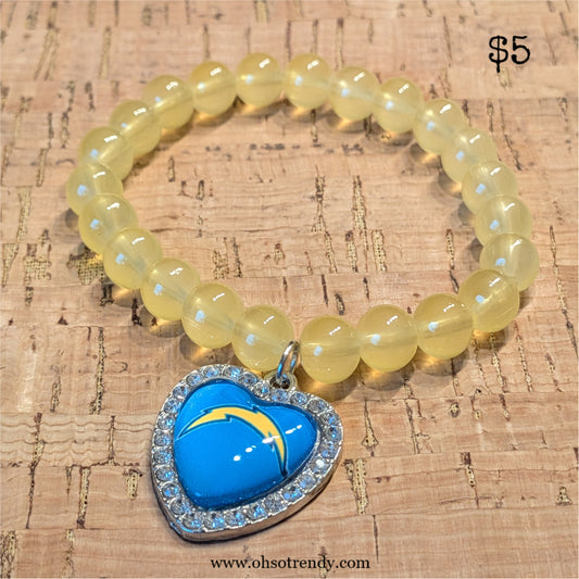 NFL BRACELET - SAN DIEGO CHARGERS