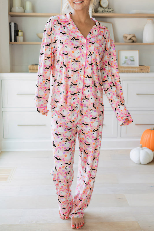 Pink Halloween Bat Pajamas FB