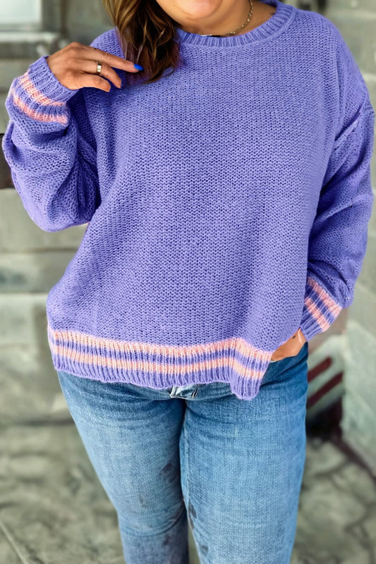 Plus Size Knit Sweater FB