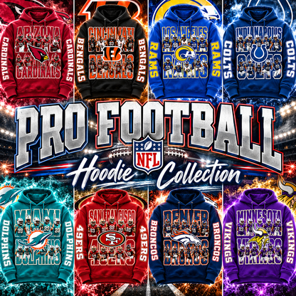 PRO FBALL HOODIE COLLECTION W/ SLEEVE PRINT GROUP 3