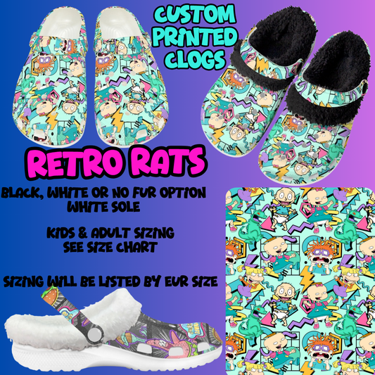 RETRO RATS-CLOG 7 RUN-PREORDER CLOSING 10/17