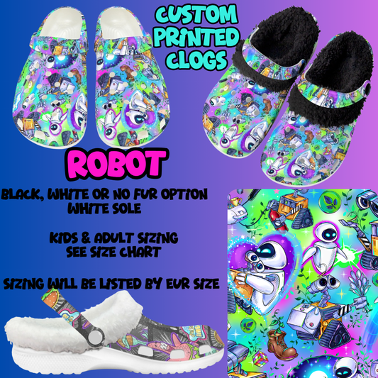 ROBOT-CLOG 7 RUN-PREORDER CLOSING 10/17