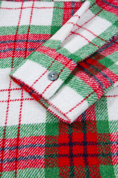 Red Plaid Flannel Jacket RTS