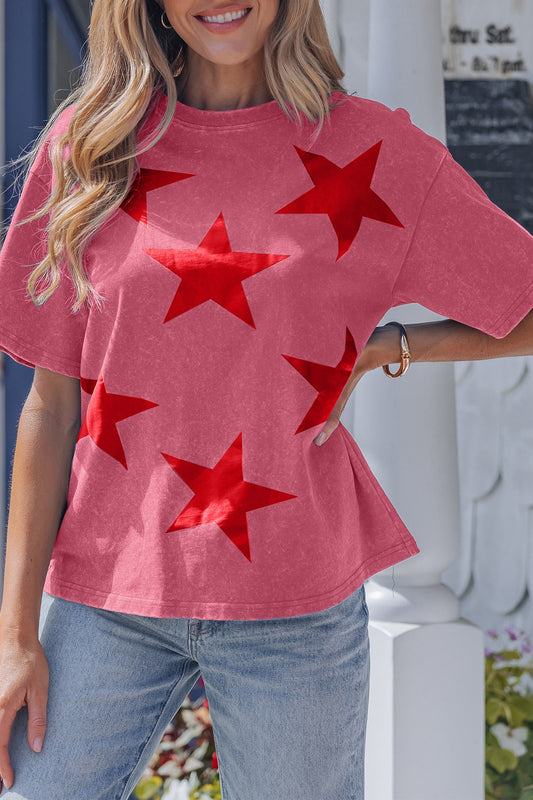 Red Star Mineral Wash Shirt
