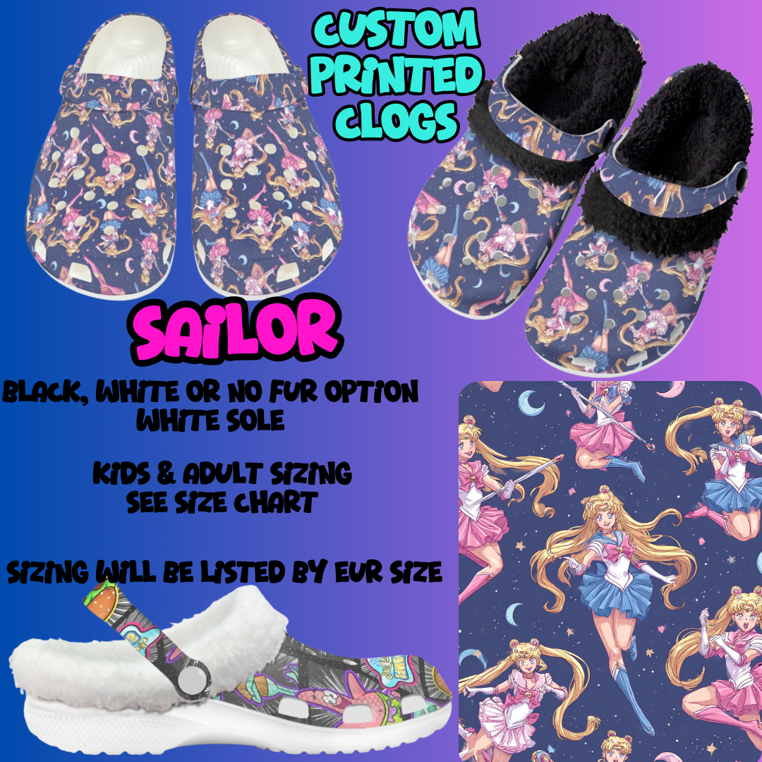 SAILOR-CLOG 7 RUN-PREORDER CLOSING 10/17