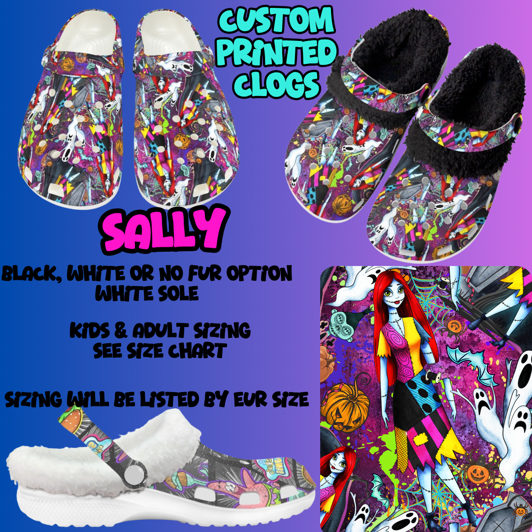 SALLY-CLOG 7 RUN-PREORDER CLOSING 10/17