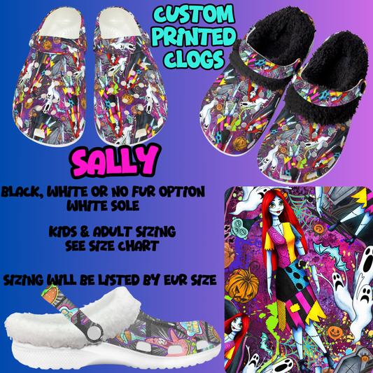 SALLY-CLOG 7 RUN-PREORDER CLOSING 10/17