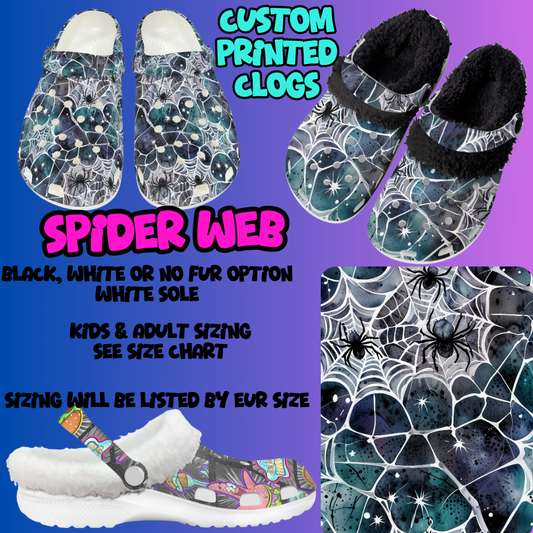 SPIDER WEB-CLOG 7 RUN-PREORDER CLOSING 10/17