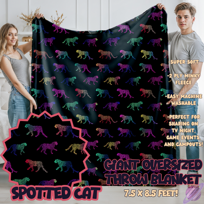 SPOTTED CAT-OVERSIZED THROW 14-PREORDER CLOSING 10/8