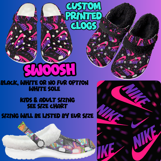 SWOOSH-CLOG 7 RUN-PREORDER CLOSING 10/17