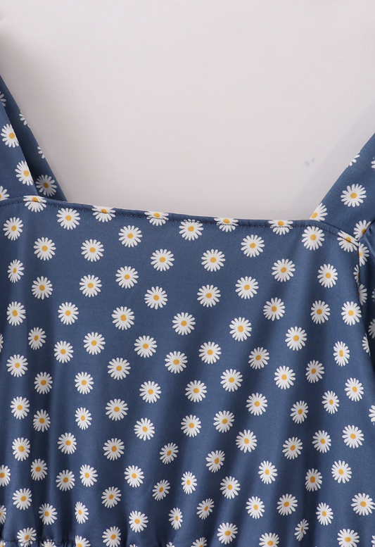DAISY PRINT MOM DRESS