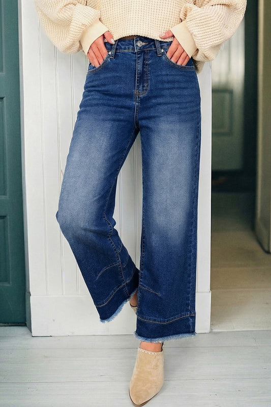 Seam Detail Barrel Jeans RTS