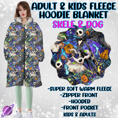 SKELE & DOG - HOODIE BLANKET RUN-PREORDER CLOSING 9/27