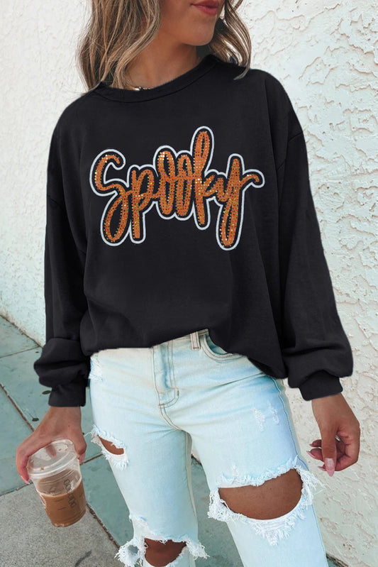 Spooky Rhinestone Sweatshirt FB