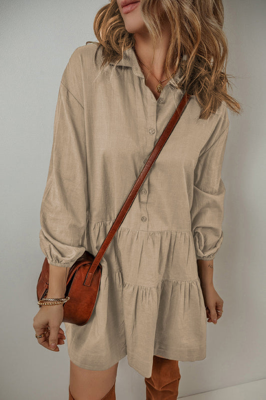 Puff Sleeve Dress *multiple colors* FB