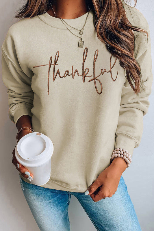 Thankful Embroidered Top RTS