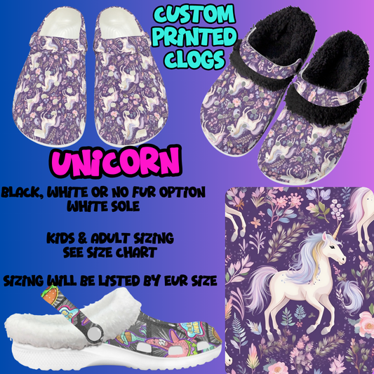 UNICORN-CLOG 7 RUN-PREORDER CLOSING 10/17