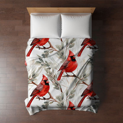 Blanket - Christmas - Red Cardinal - PREORDER ENDS 10/10