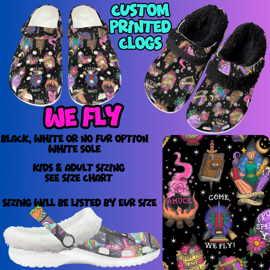 WE FLY-CLOG 7 RUN-PREORDER CLOSING 10/17