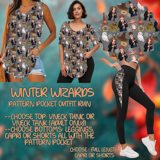 WINTER WIZARDS - PATTERN POCKET OUTFIT RUN 14 CLOSING 10/4