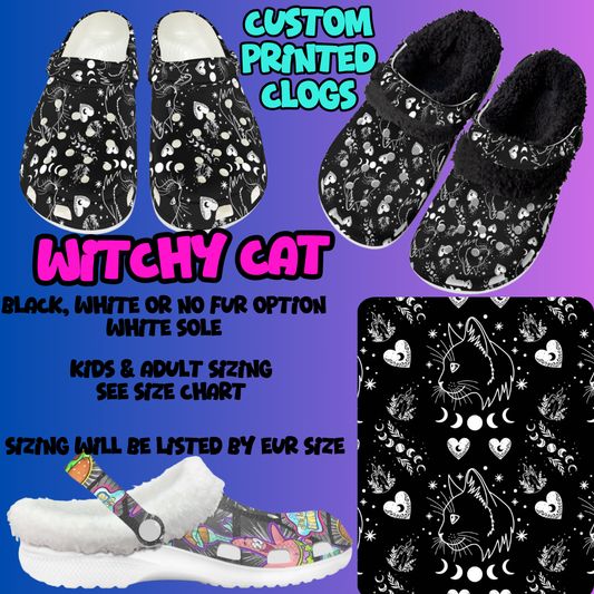 WITCHY CAT-CLOG 7 RUN-PREORDER CLOSING 10/17
