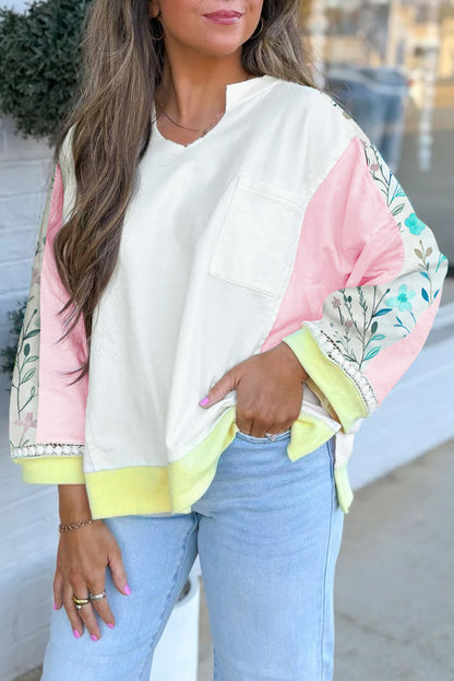 Floral Patchwork Top LT