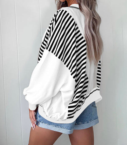 Stripe Oversized Sweatshirt RTS