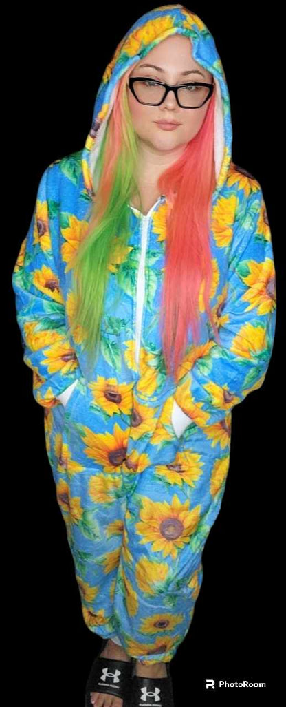 RAINBOW GIRL - ADULT & KIDS FLEECE ONESIES CLOSING 9/28