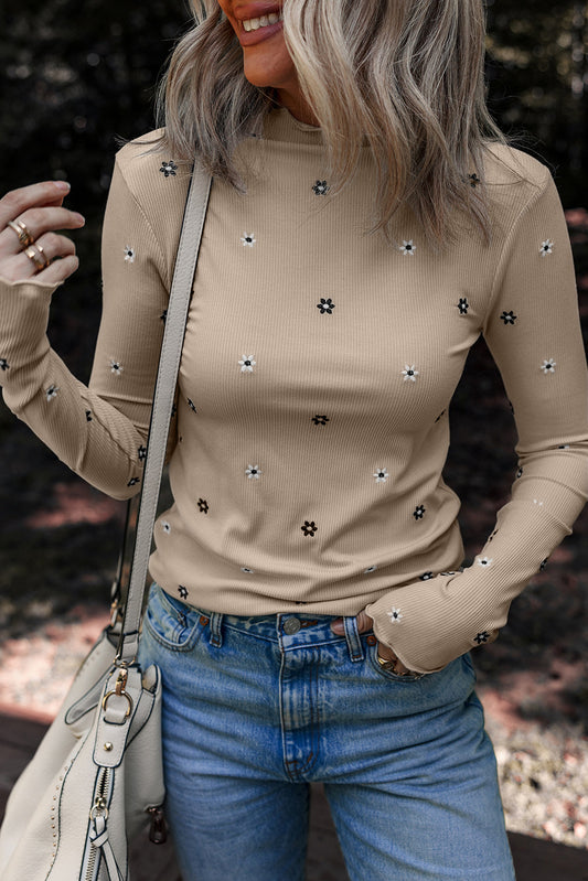 Floral Embroidered Top August.