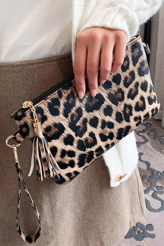 Chestnut Leopard Wallet FB