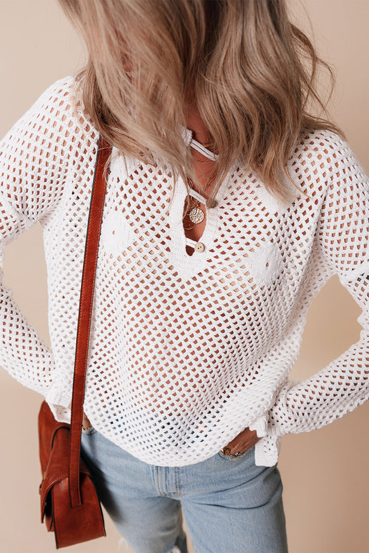 Open Knit Sweater FB