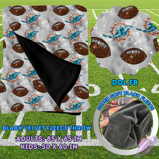 SEQUIN FB THROWS-DOLPH FB-PREORDER CLOSING 8/15