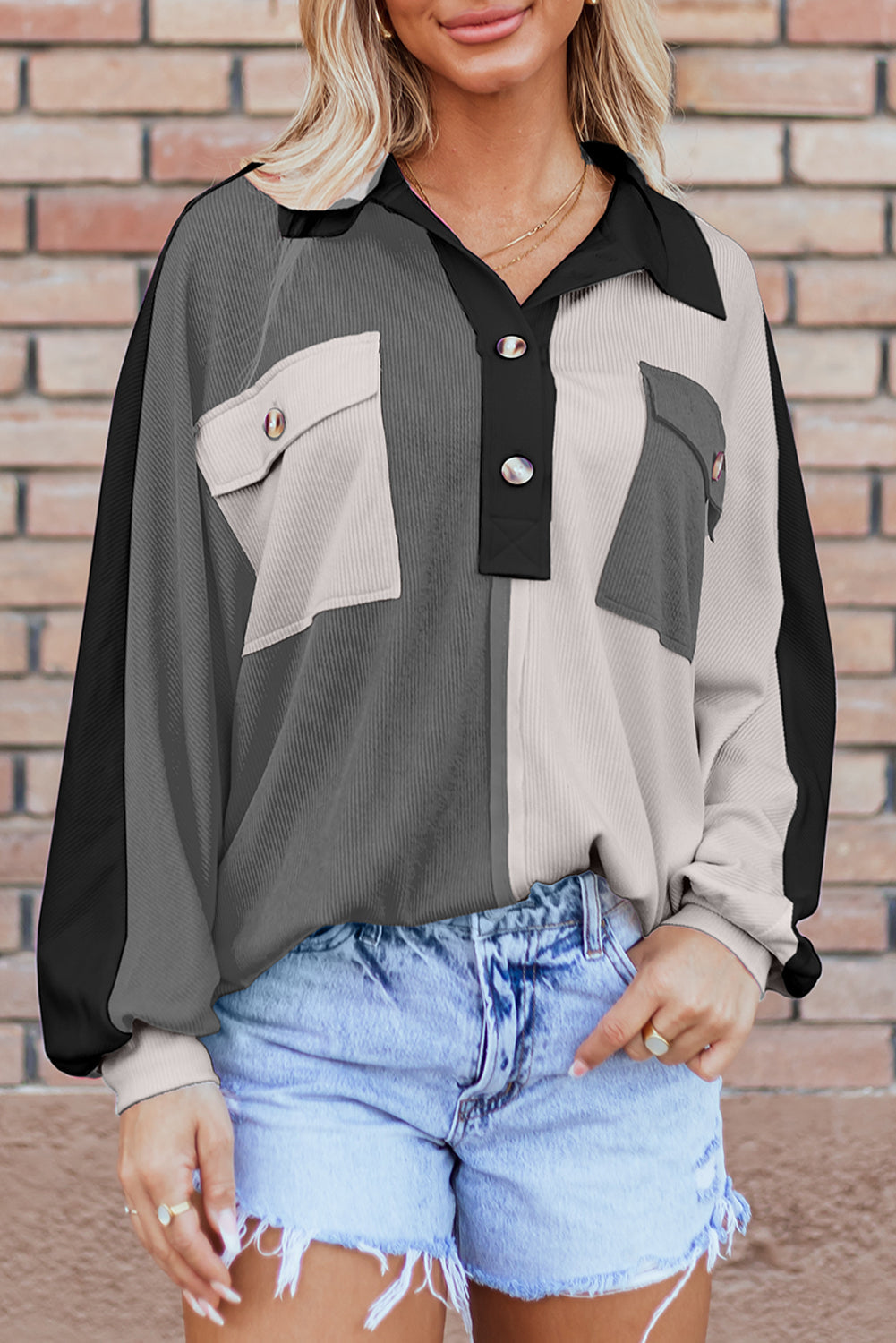Colorblock Oversized Sweatshirt RTS