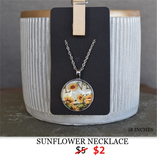 SUNFLOWER NECKLACE