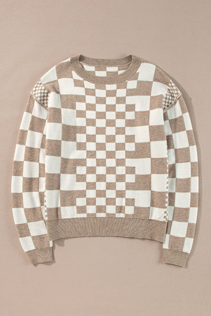 Checkered Sweater RTS