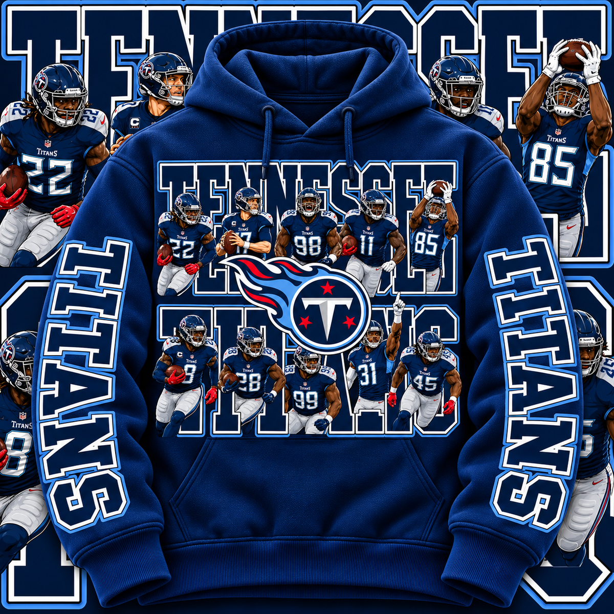 PRO FBALL HOODIE COLLECTION W/ SLEEVE PRINT GROUP 1
