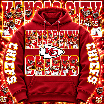 PRO FBALL HOODIE COLLECTION W/ SLEEVE PRINT GROUP 1