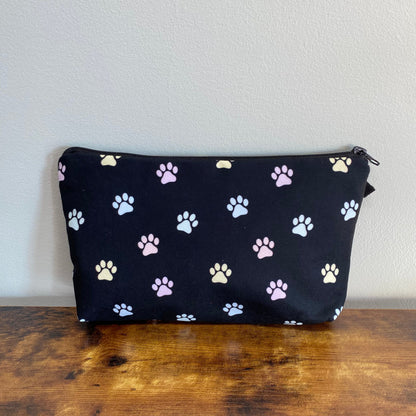 Pouch - Dog Pastel Paw Prints