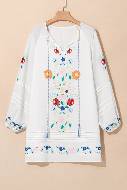 Floral Tassel Mini Dress November.