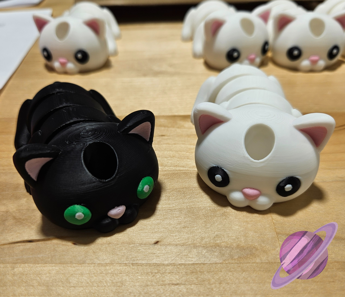 KITTY CAT-3D PRINTED STRAW BUDDY