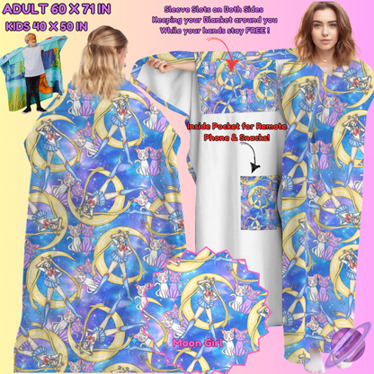 WEARABLE THROW RUN-MOON GIRL-PREORDER CLOSING 8/31
