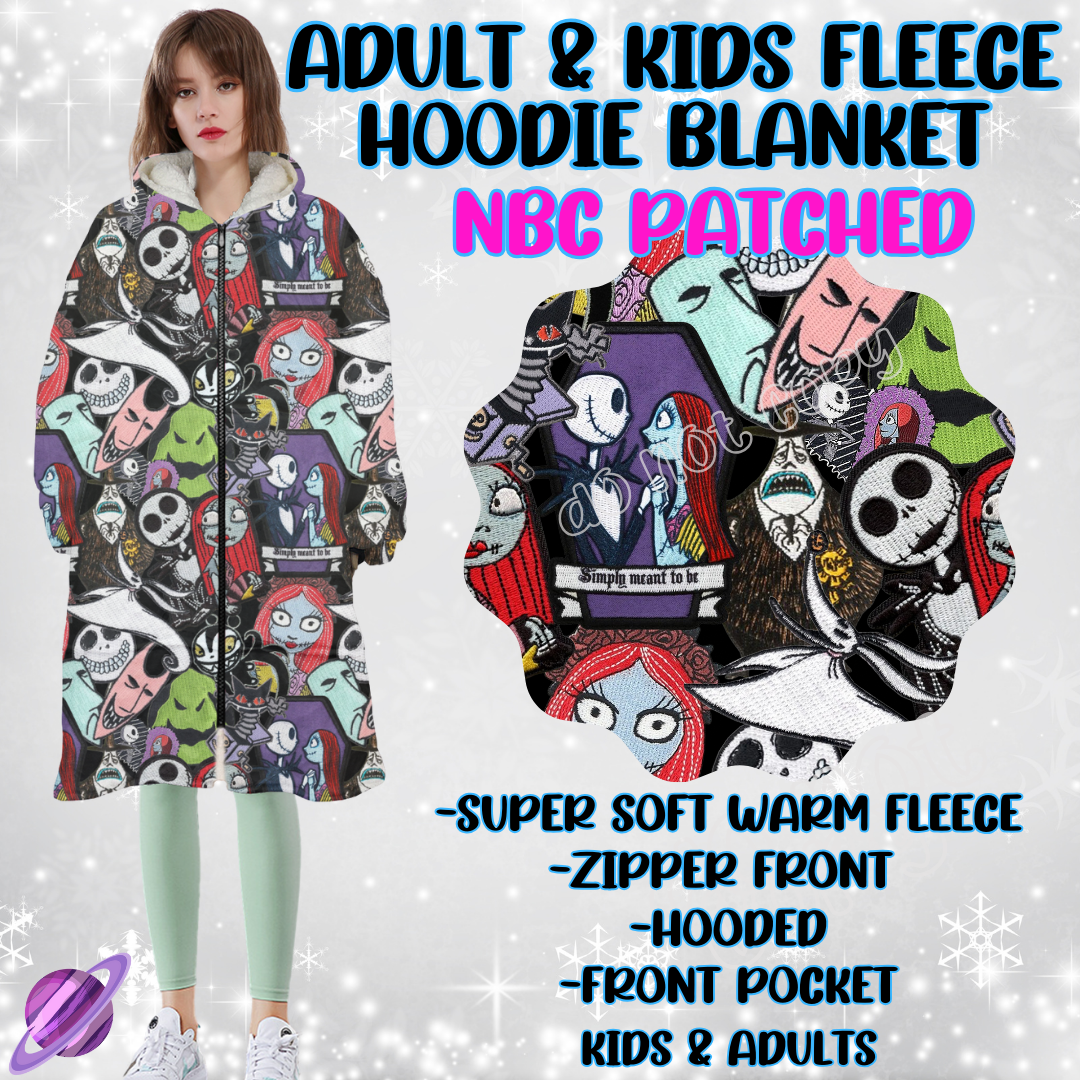 NBC PATCHED - HOODIE BLANKET RUN-PREORDER CLOSING 9/27