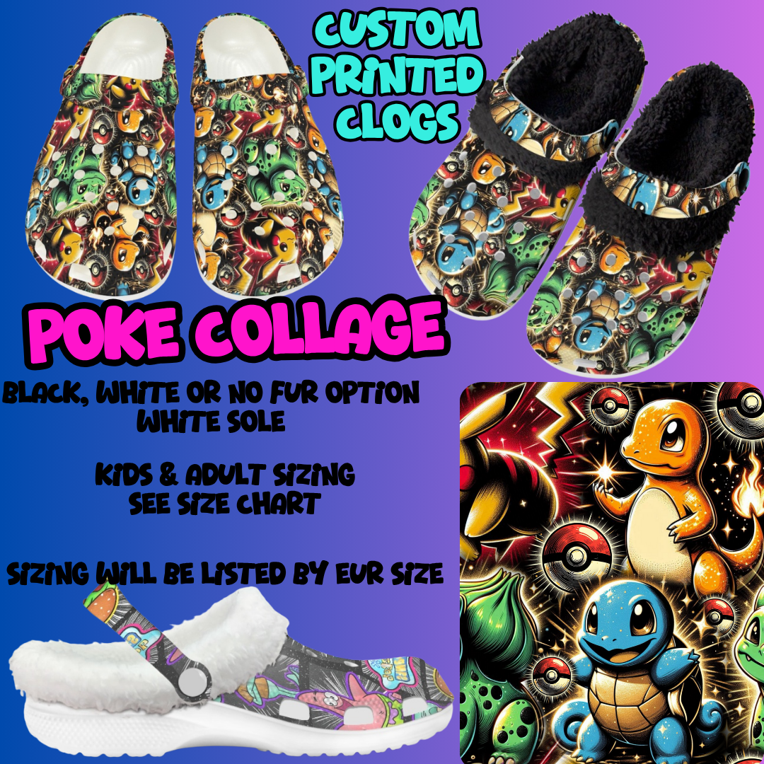 POKE COLLAGE-CLOG 7 RUN-PREORDER CLOSING 10/17