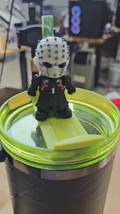 PINHEAD-3D PRINTED STRAW BUDDY