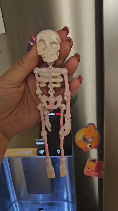 MAGNETIC SKELETON- 3D PRINTED- VARIETY OF COLORS