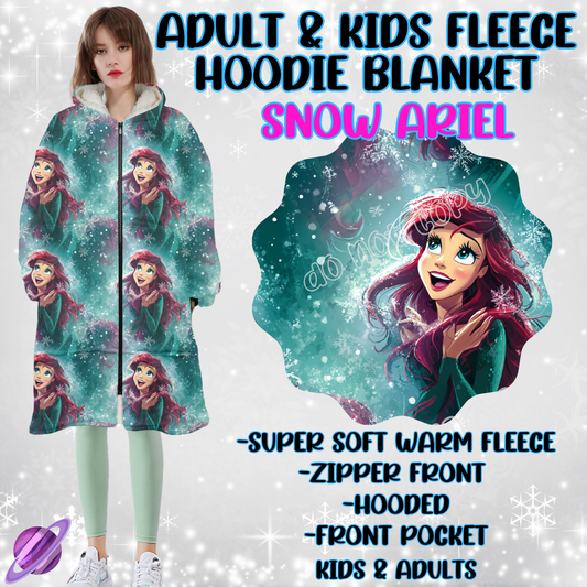 SNOW ARIEL - HOODIE BLANKET RUN-PREORDER CLOSING 9/27