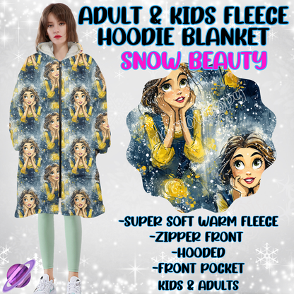 SNOW BEAUTY - HOODIE BLANKET RUN-PREORDER CLOSING 9/27