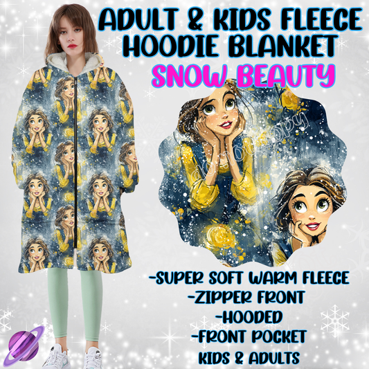 SNOW BEAUTY - HOODIE BLANKET RUN-PREORDER CLOSING 9/27