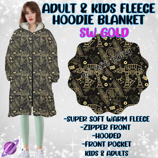 SW GOLD - HOODIE BLANKET RUN-PREORDER CLOSING 9/27