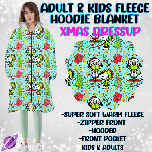 XMAS DRESSUP - HOODIE BLANKET RUN-PREORDER CLOSING 9/27